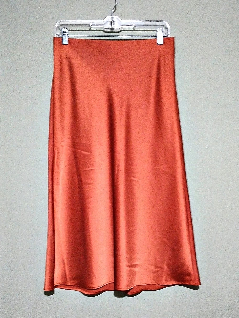 Rachel Zoe Midi Skirt in Orange Size 4 Like New